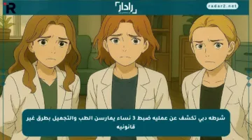 شرطة دبي تكشف عن عملية ضبط 3 نساء يمارسن الطب والتجميل بطرق غير قانونية